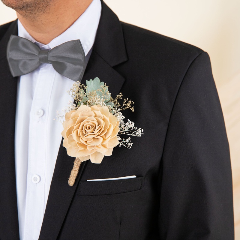 All That Glam Father’s Boutonniere (Set of 2)