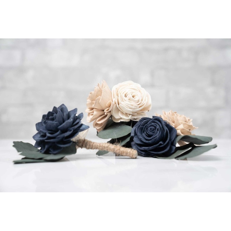 Anchored In Love Boutonniere (Set of 3)