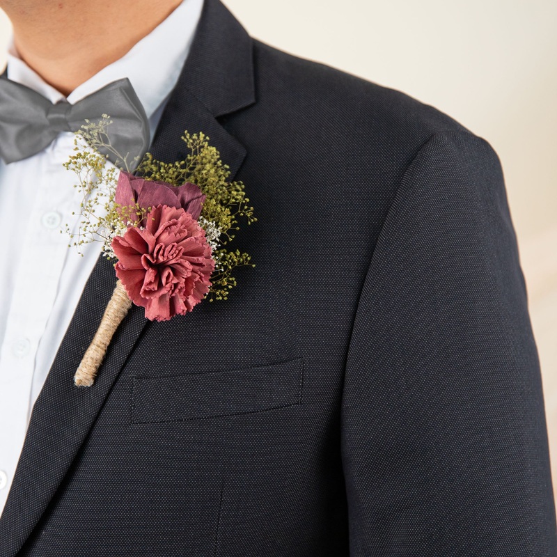 Love Story Boutonniere (Set Of 3)*