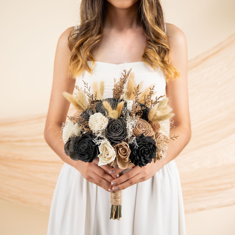 Retro Modern Bridal Bouquet*-DIY & BIFM & RTS