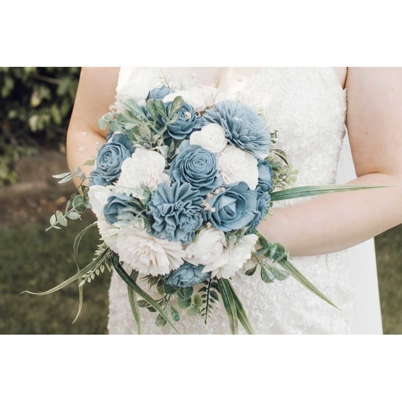 Serenity Bridal Bouquet-DIY & BIFM & RTS