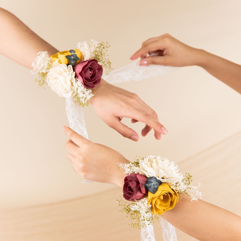 Sunflower Daze Corsage (Set of 3)*