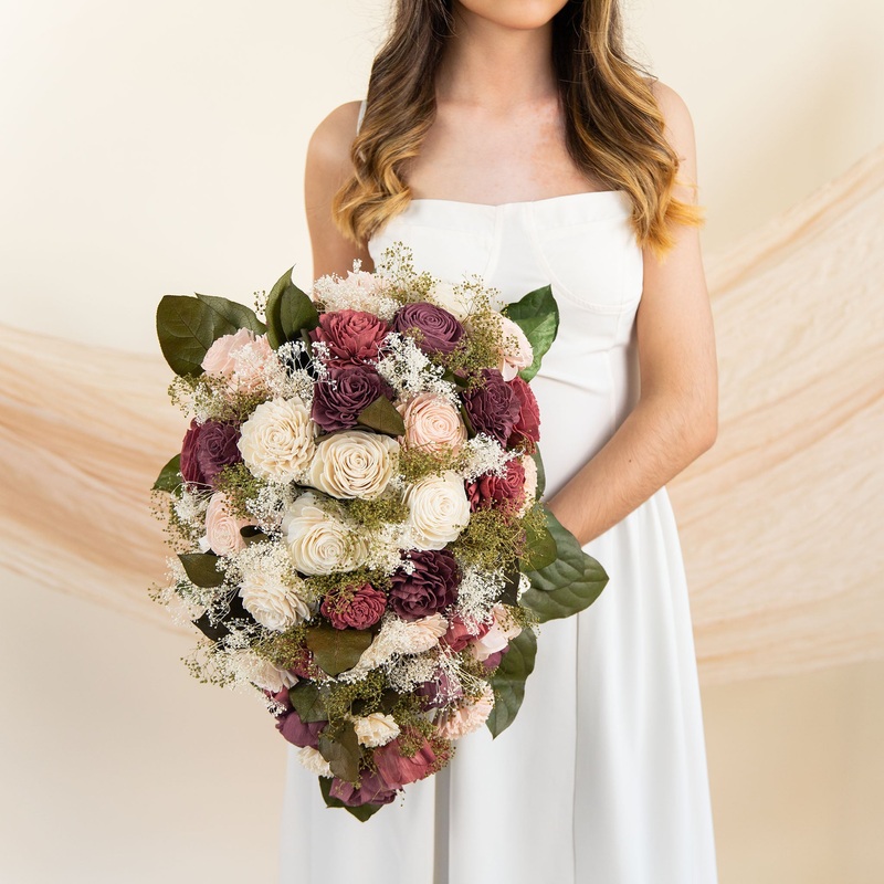 Extra Large Cascade Bouquet – Love Story*