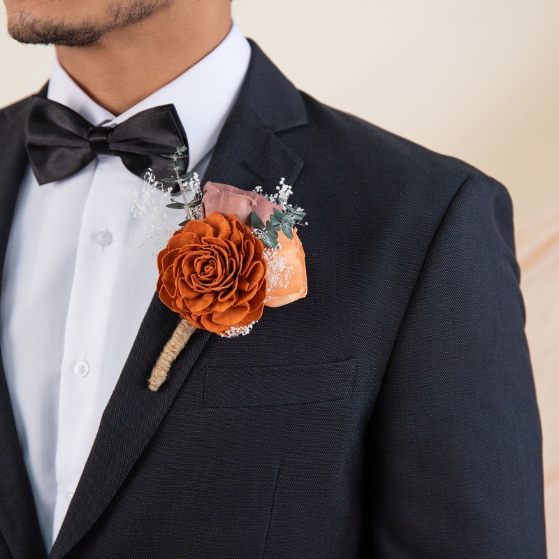 Luminous Groom’s Boutonniere*-DIY & BIFM & RTS