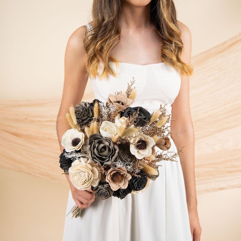 Wild Style Retro Modern Bridal Bouquet