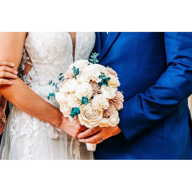 Blush Beauty Bridal Bouquet-DIY & BIFM & RTS