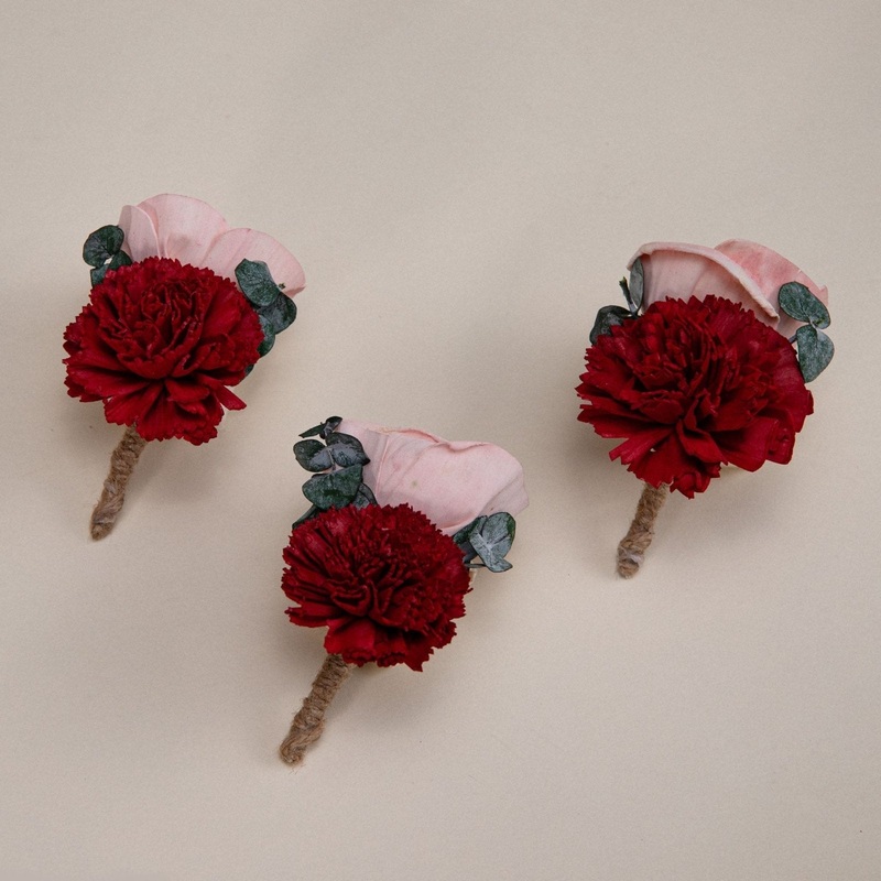 Classic Royal Boutonniere (Set Of 3)