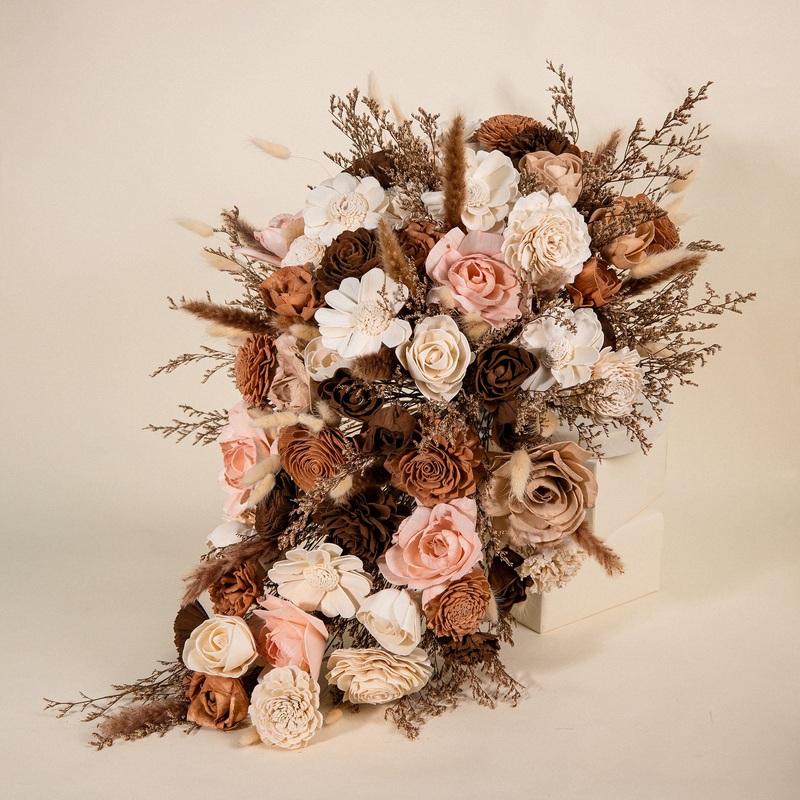 Luxe Amber Cascade Bouquet*-DIY & BIFM & RTS