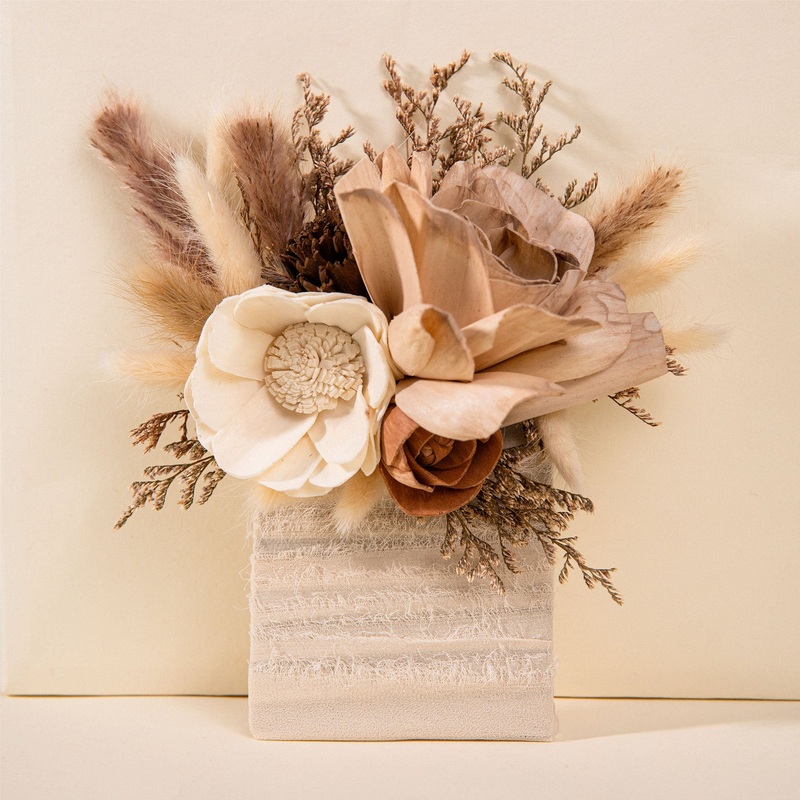 Luxe Amber Groom’s Pocket Boutonniere*