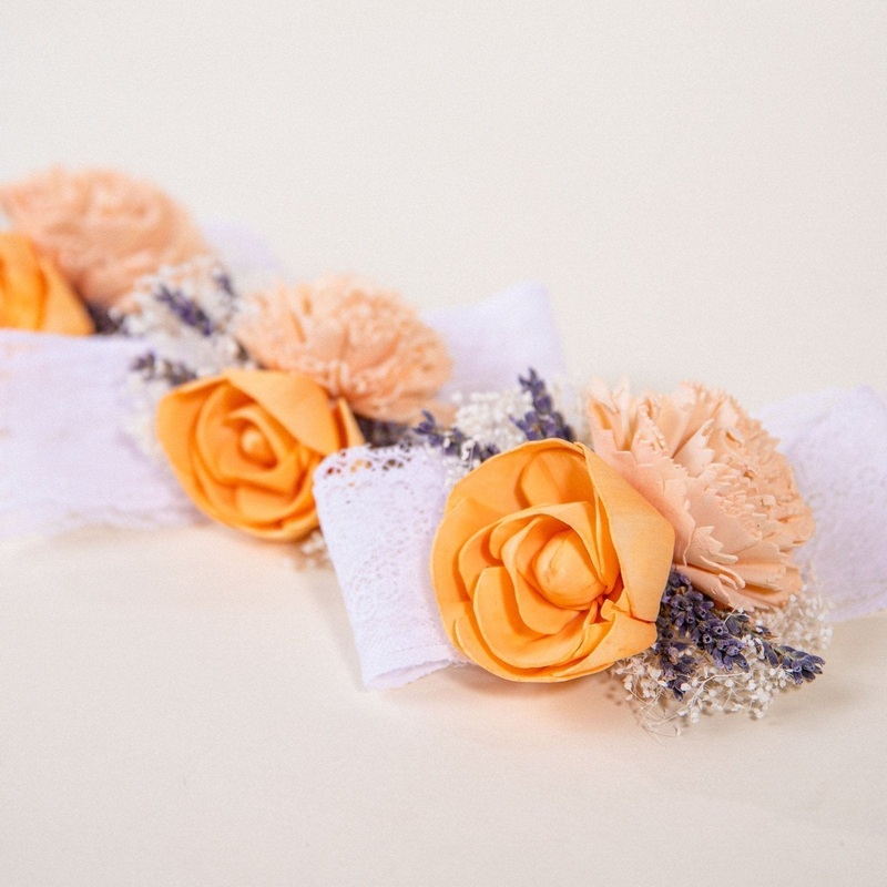 Peach Dawn Corsage (Set Of 3)*