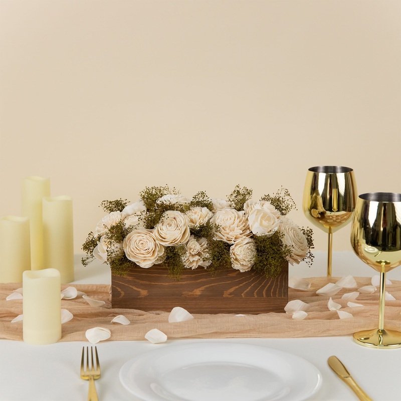Perfect Simplicity Wedding Centerpiece*