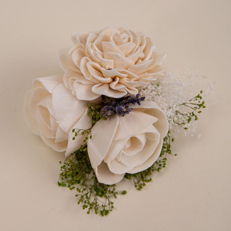 All Natural Groom’s Boutonniere