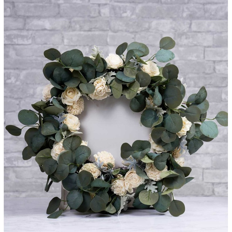 Loretta Wreath (Large)*-DIY & BIFM & RTS