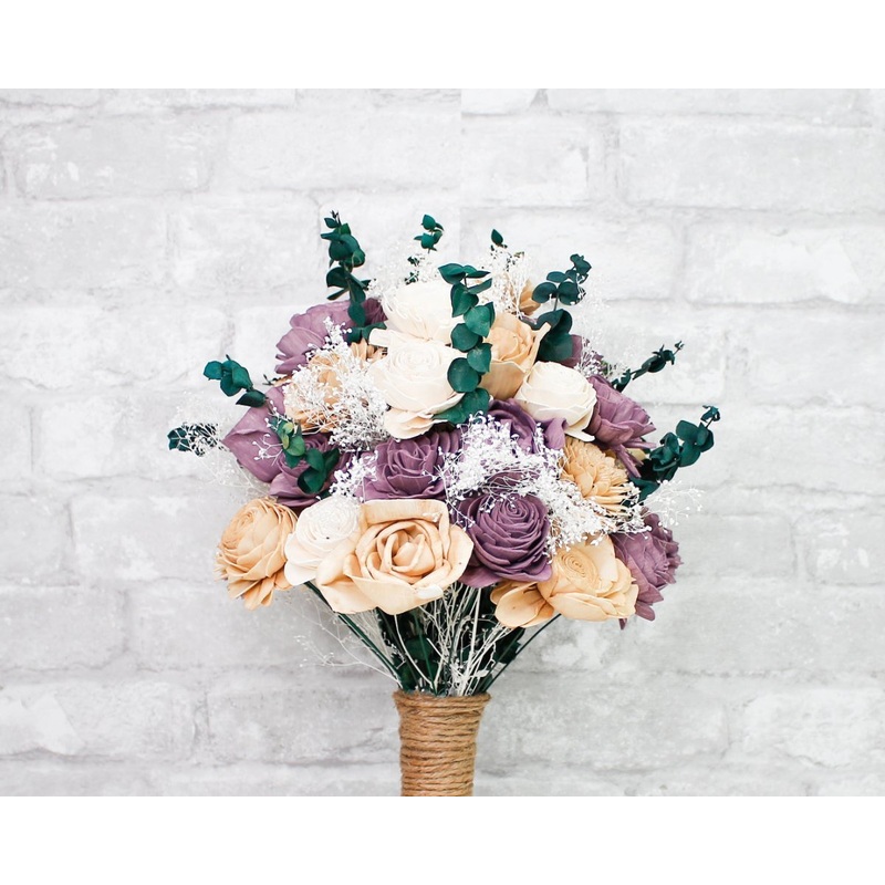 Mulberry Dreams Finished Bouquet