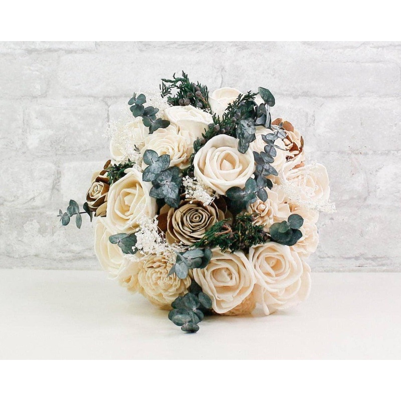 Snowberry Bouquet-DIY & BIFM & RTS
