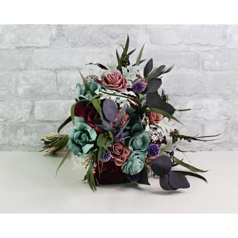 Winter Thistle Bouquet