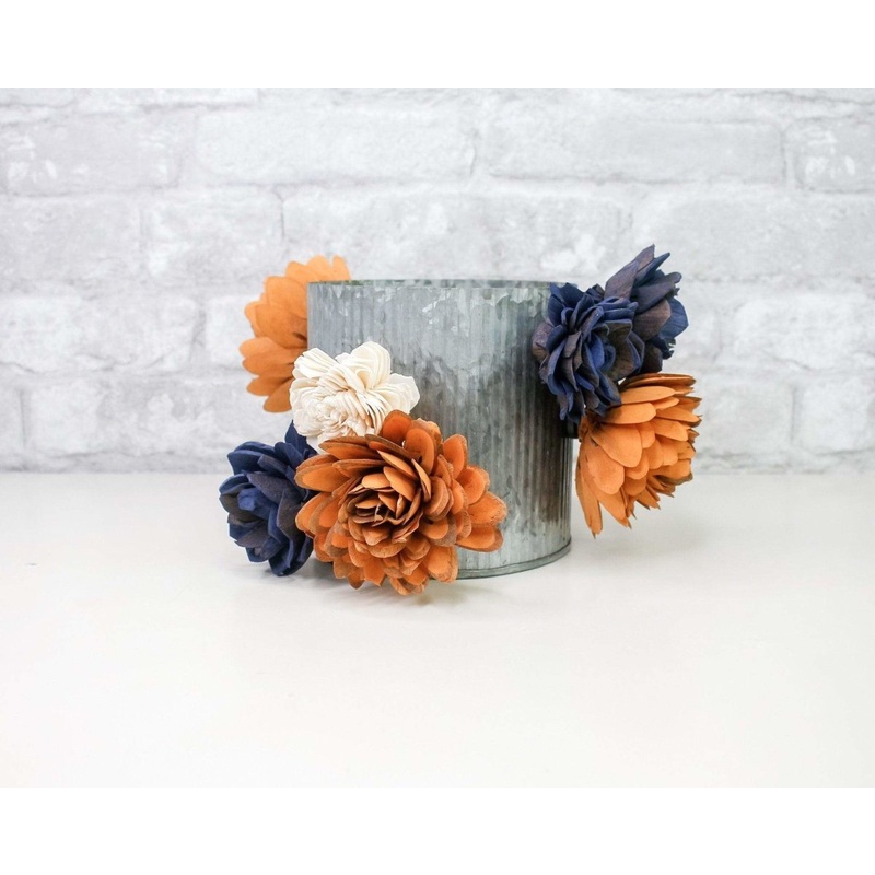 Wood Flower Magnet Set-DIY & BIFM & RTS