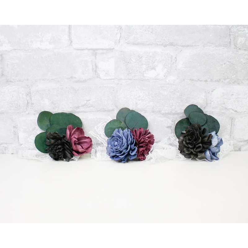 Black Forest Corsage (Set of 3)