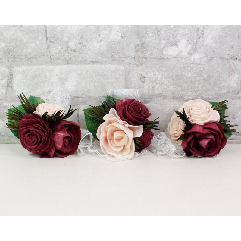 Blushing Belle Corsage (Set of 3)*
