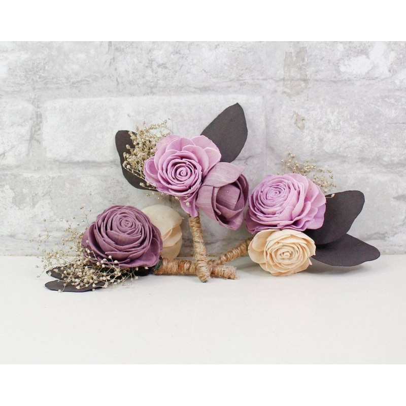 Melrose Magic Boutonniere (Set of 3)*