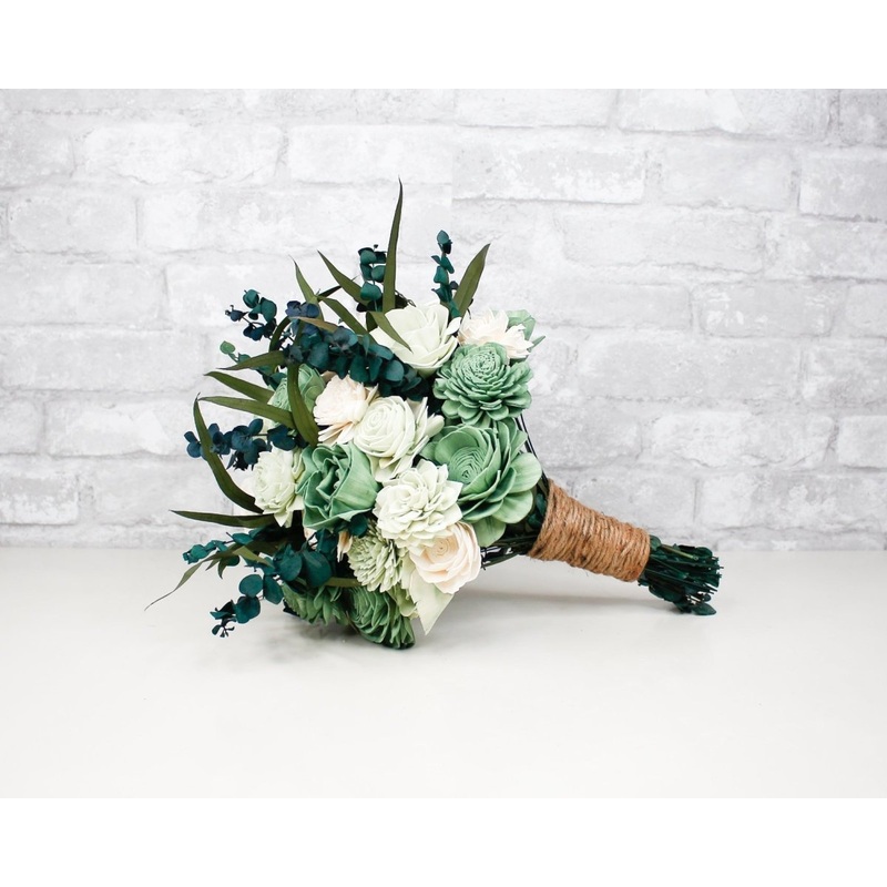 Olive Branch Bridal Bouquet*-DIY & BIFM & RTS
