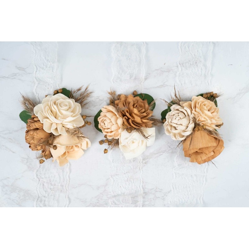 Sun Kissed Corsage (Set Of 3)-DIY & BIFM & RTS