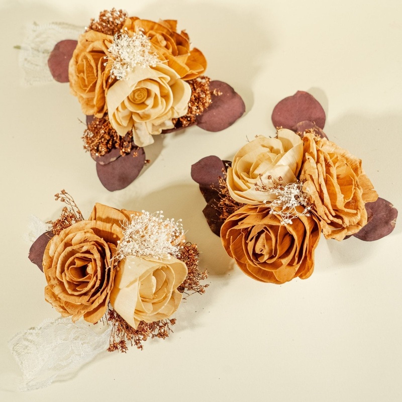 Topaz Corsage (Set of 3)*-DIY & BIFM & RTS