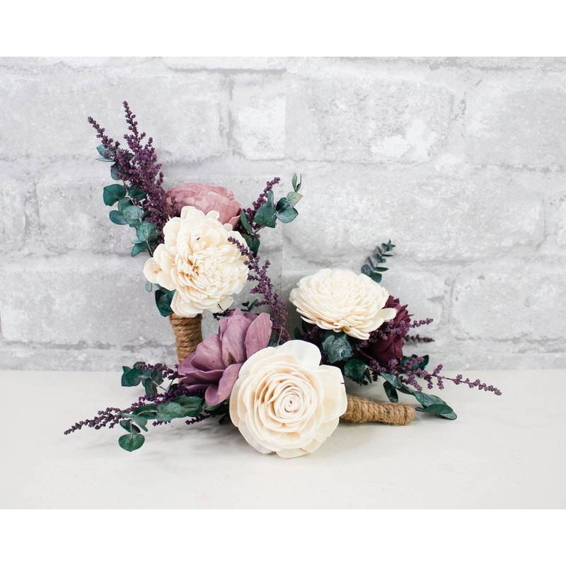 Twilight Sky Boutonniere (Set of 3)*