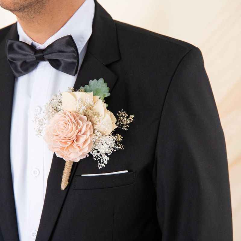 All That Glam Groom’s Boutonniere*