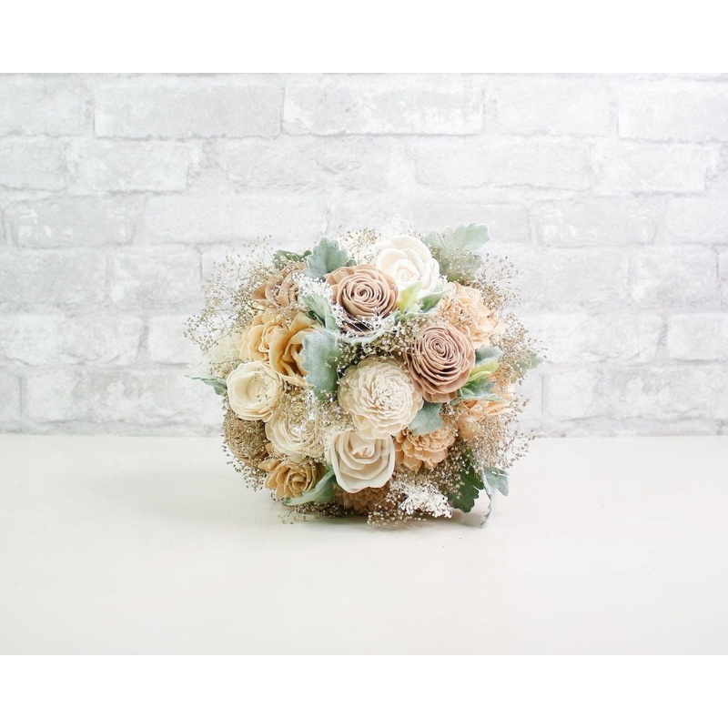 Nearly Nude Bridesmaid Bouquet*