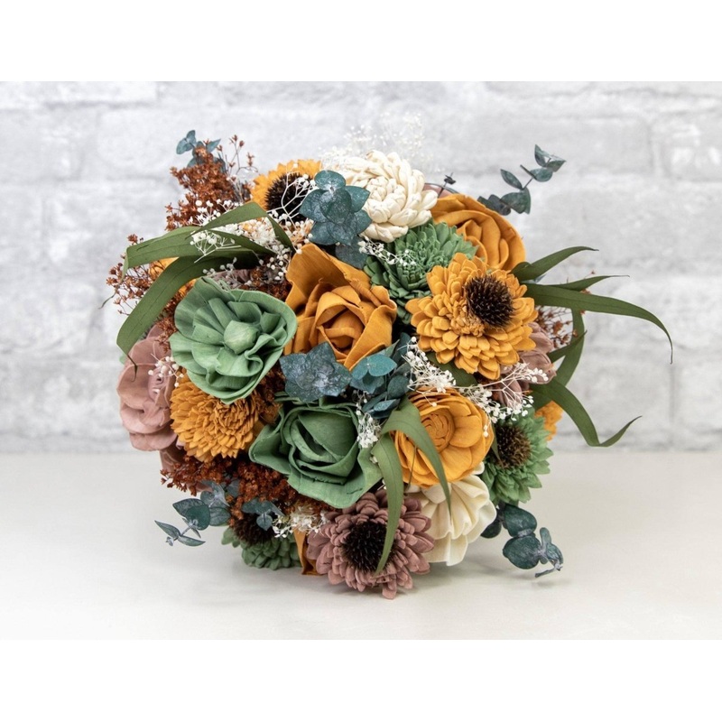 Rustic Chic Bridesmaid Bouquet*