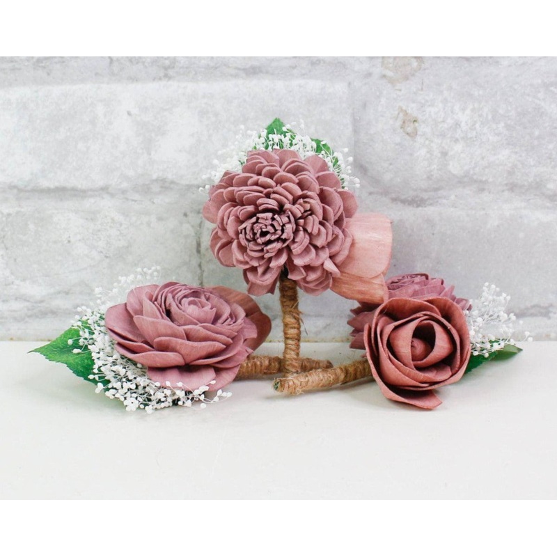 Sweet Serenade Boutonniere (Set of 3)*