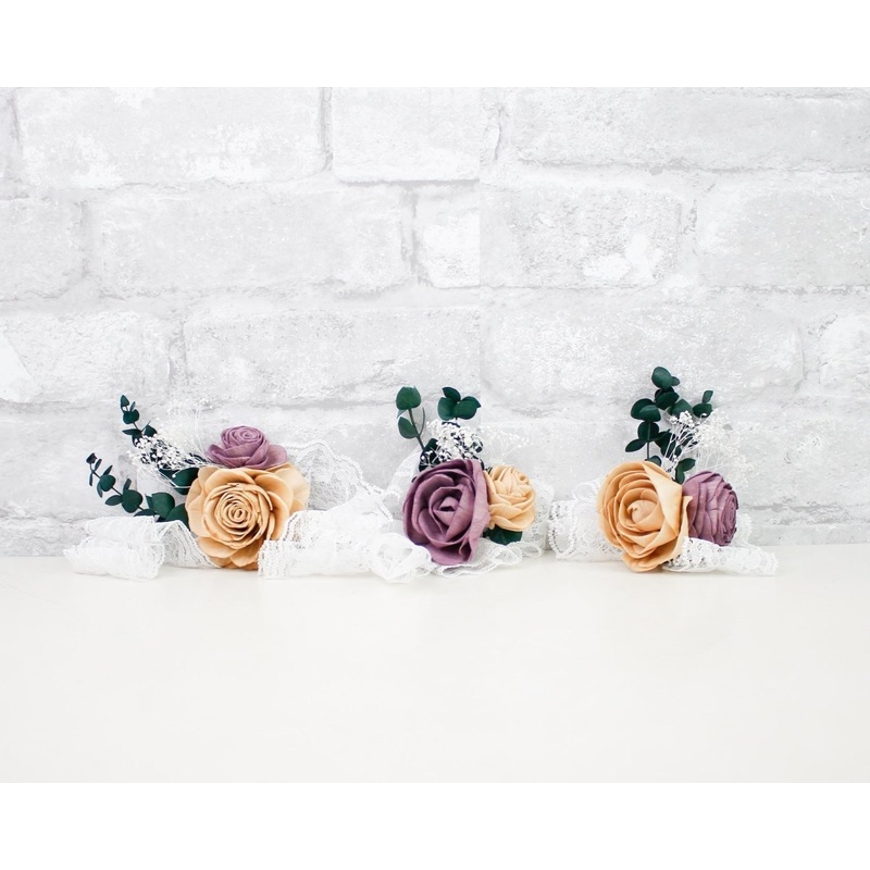 Tie The Knot Corsage (Set of 3)