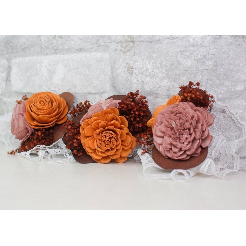 Wanderlust Corsage (Set Of 3)-DIY & BIFM & RTS