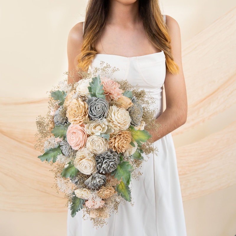 Extra Large Cascade Bouquet – All That Glam*