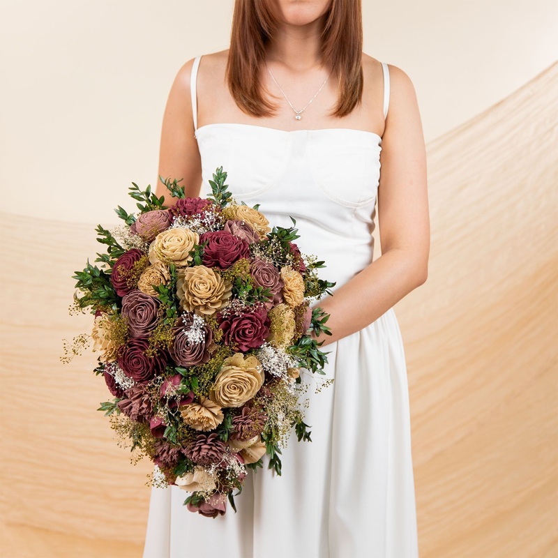 Extra Large Cascade Bouquet – Vintage Vineyard*