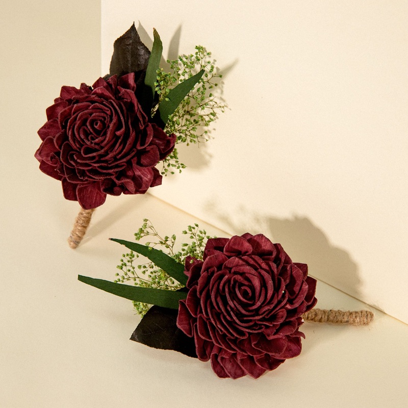 Gardenia Father’s Boutonniere (Set of 2)*