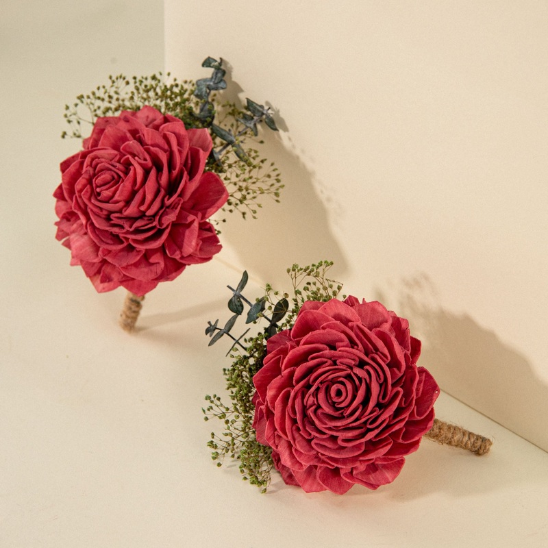 Rose Father’s Boutonniere (Set of 2)*