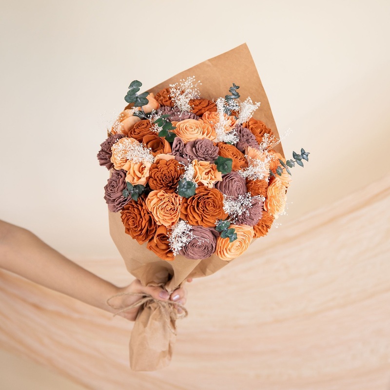 Luminous Loose Flower Bouquet*