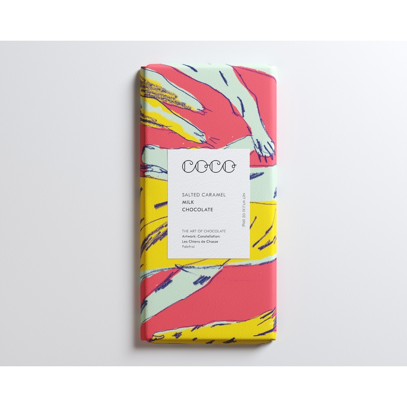 Coco Chocolatier bar-Isle of Skye Sea Salt Dark & Isle of Skye Sea Salt Milk & Orange Milk & Rhubarb & Ginger Milk & Salted Caramel Milk & Mocha Milk & Sweet Mint Dark & Isle of Skye Sea Salt Dark Mini & Colombian Dark 61% Mini & Carrot Cake Milk & Cinnam