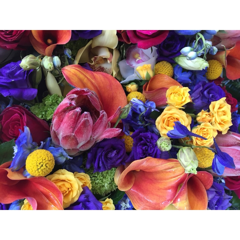 Designer’s Choice – Mixed Bouquet Wrapped in Cellophane