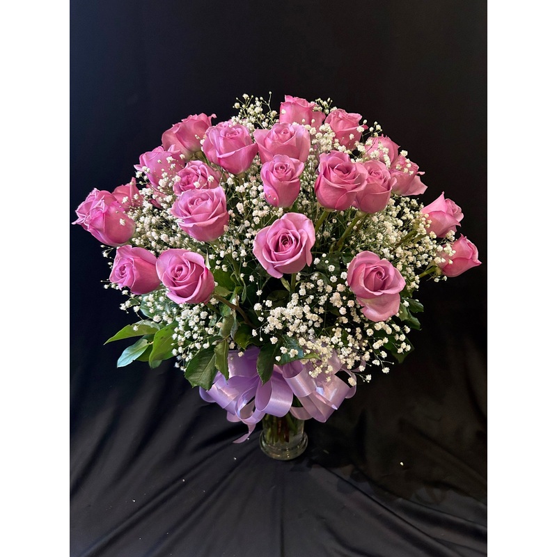 Two Dozen Colored Roses!