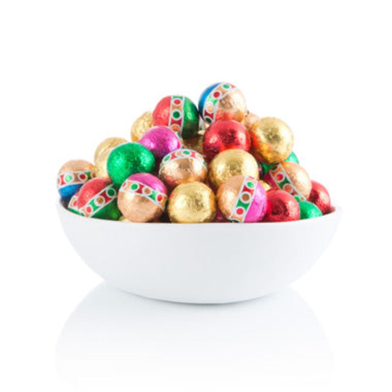 Gardner’s Candies Solid Chocolate Christmas Foiled Balls