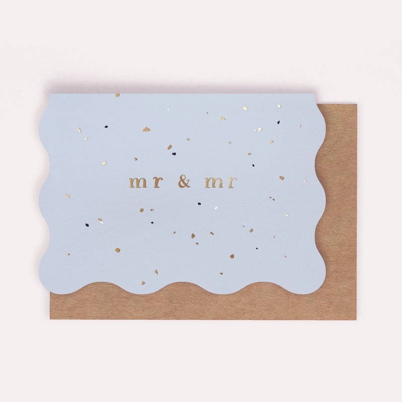 Mr. and Mr. Wedding Card | Sister Paper Co.