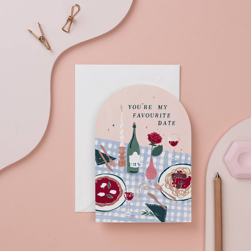 Favourite Date Anniversary Card | Sister Paper Co.