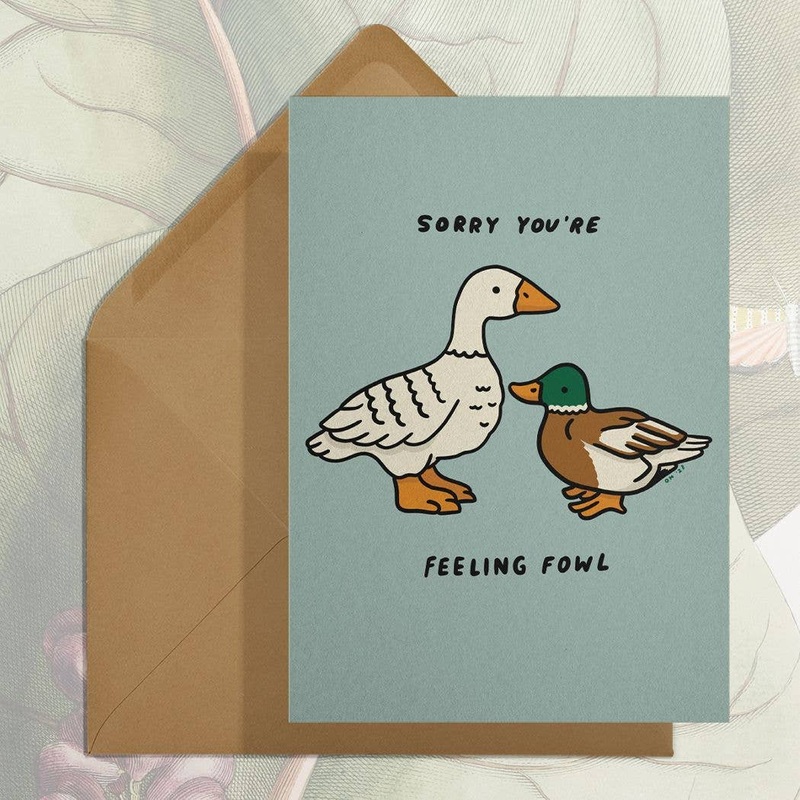 Feeling Fowl – Ducks Card