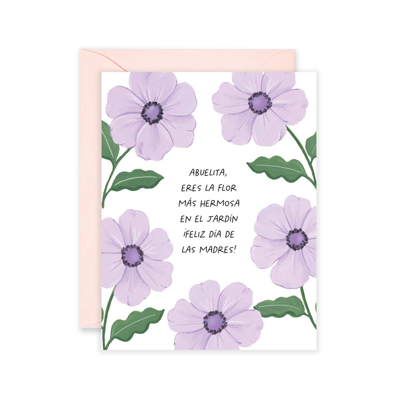 Flor Hermosa – Feliz Dia De Las Madres Abuelita Card