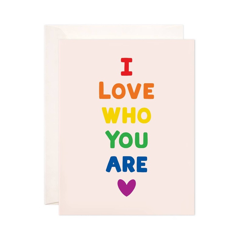 Love Who You Are Card | Bloomwolf Studio