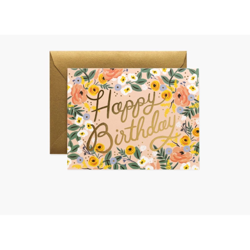 Rose Birthday Card