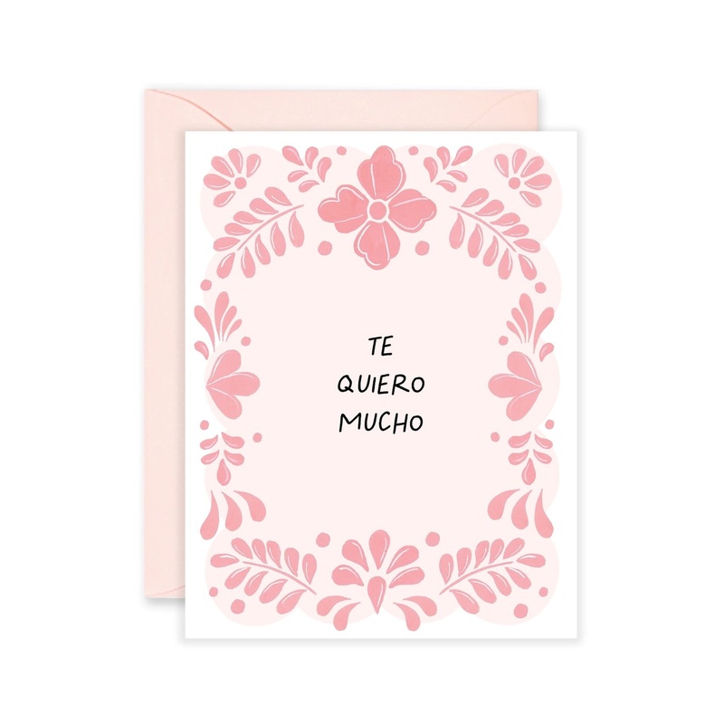 Te Quiero Mucho Spanish Greeting Card